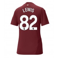 Maglia Calcio Manchester City Rico Lewis #82 Terza Divisa Donna 2024-25 Manica Corta